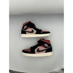 Jordan 1 Mid Canyon Rust Size 6.5w (5 mens) Lightly Used With Original Box